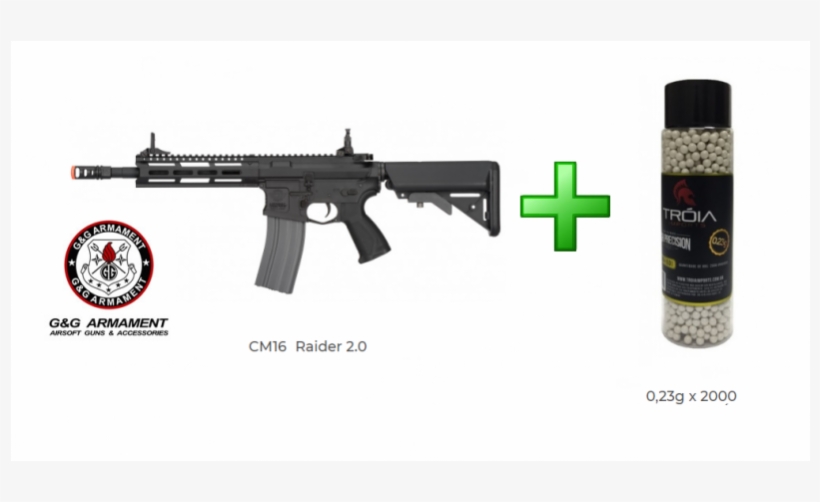Passe - G&g Cm16 Raider 2.0, transparent png #9884223