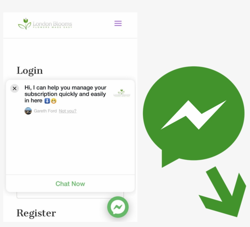 Pause Sub Example - Facebook Messenger, transparent png #9884302