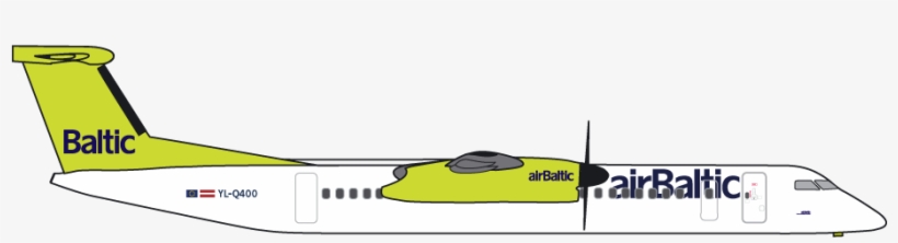 Bombardier Q400 Nextgen - Narrow-body Aircraft, transparent png #9884779