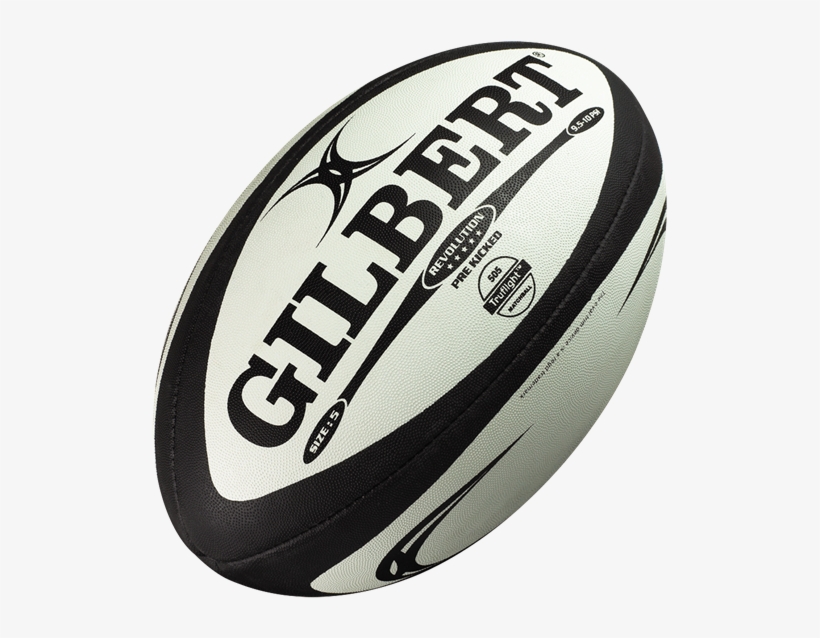 Black Gilbert Rugby Ball - Free Transparent PNG Download - PNGkey