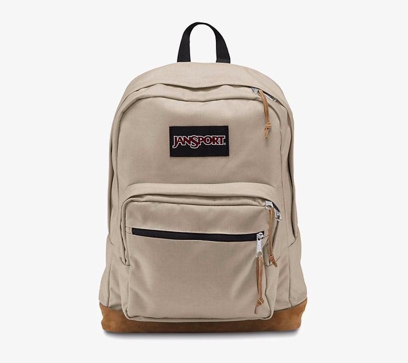 Backpack Png High Quality Image - Jansport Beige Backpack, transparent png #9885224