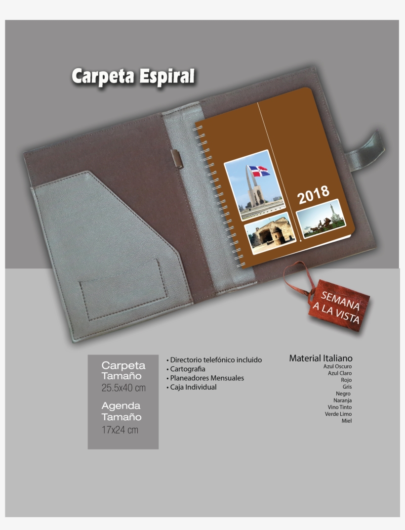 Carpeta Espiral Semanal - Wallet, transparent png #9885937