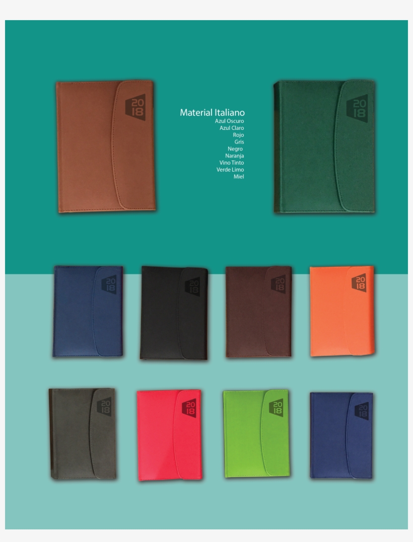 Diaria Carpeta - Leather, transparent png #9886079