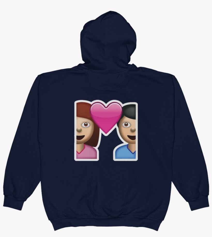 Emoji Zip Hoodie - Sweatshirt, transparent png #9886081