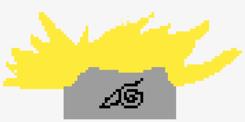 Naruto's Head Band And Hair - Graphic Design, transparent png #9886083