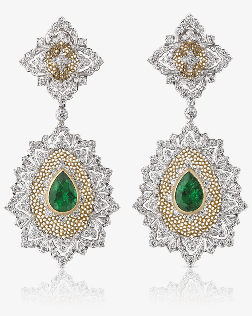 Buccellati - Earrings - Esmeralda Earrings - High Jewelry - Jewellery, transparent png #9886403