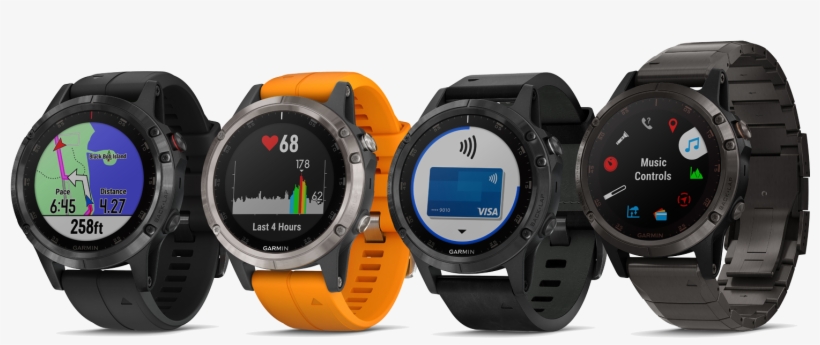 Garmin Fenix 5 Plus Vs 5, transparent png #9887283
