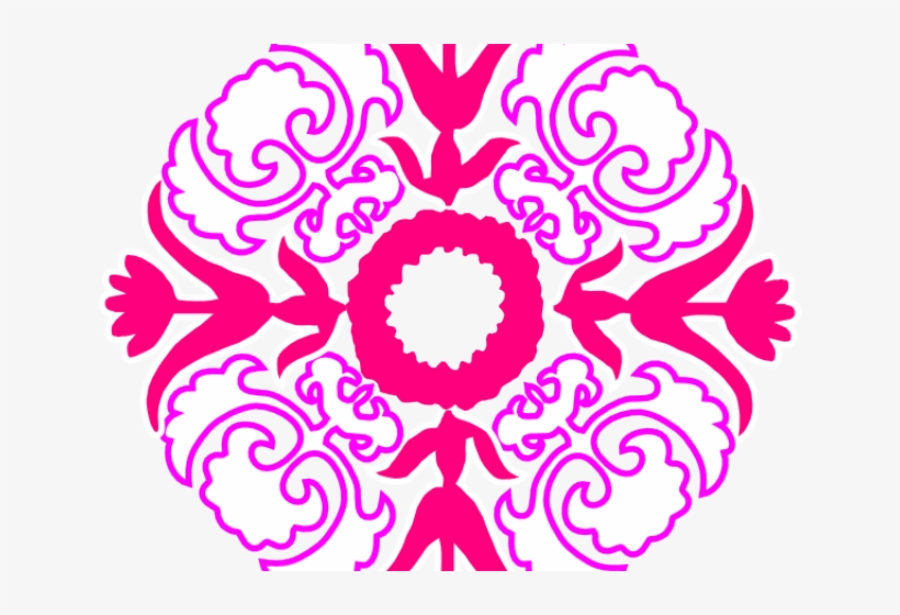 Flourish Clipart Gold Damask - Paisley Clip Art, transparent png #9887617