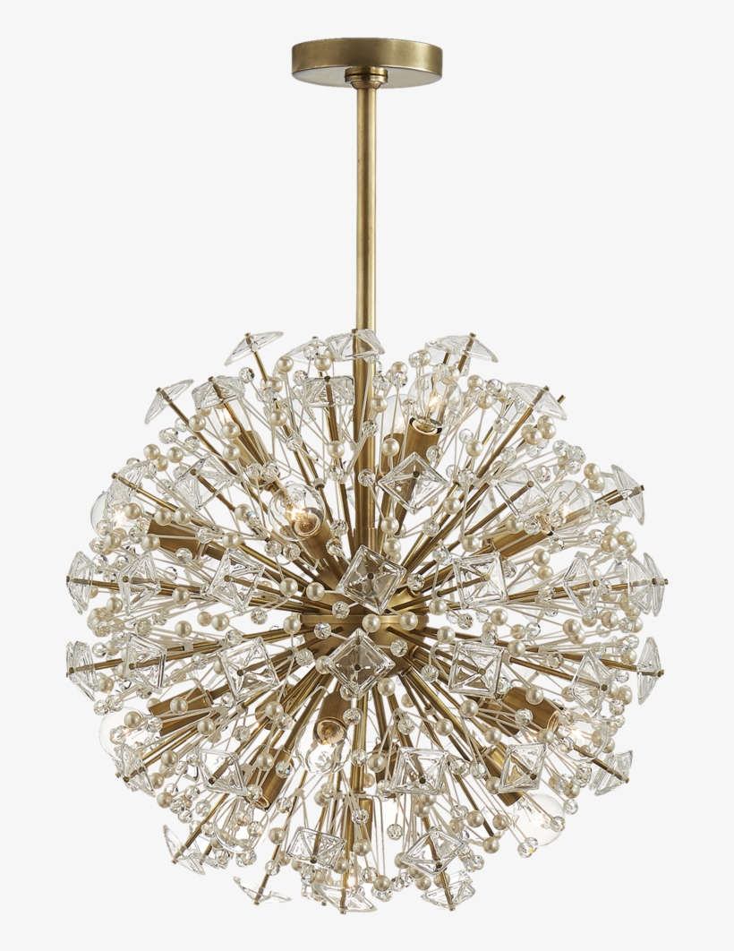 Visual Comfort Medium Dickinson Chandelier - Kate Spade Light Fixture, transparent png #9887655