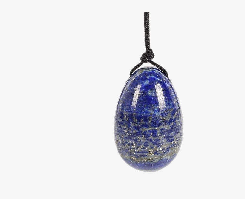 Love Stone Lapis Lazuli Yoni Egg - Locket, transparent png #9887992