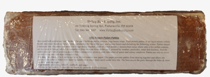 #n525 15% Protein "real" Pollen Patties - Chocolate, transparent png #9888720