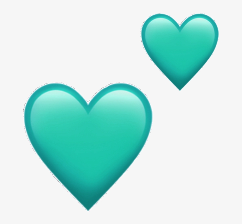 #blue #emojis #emoji #hearts #heart #heartemoji #tumblr - Heart, transparent png #9888836