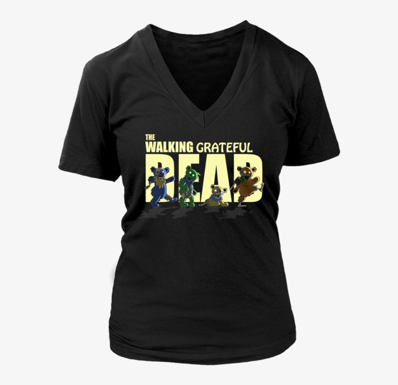 The Walking Grateful Dead Marching Dancing Bear Womens - Active Shirt, transparent png #9890023
