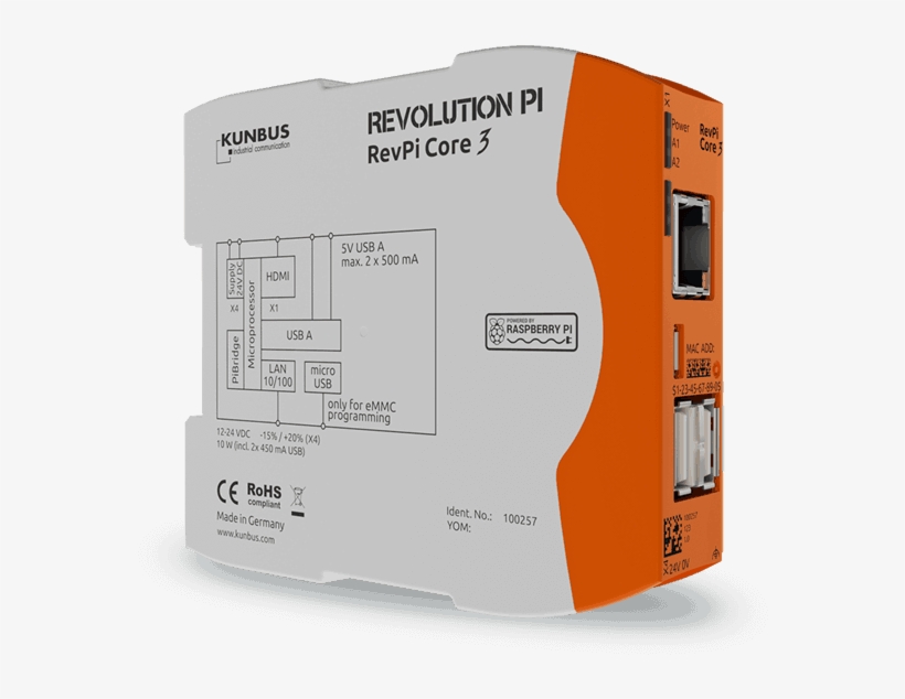 Realknx Air Voice Control With Snips, Siri, Alexa And - Revolution Pi Core 3, transparent png #9890594