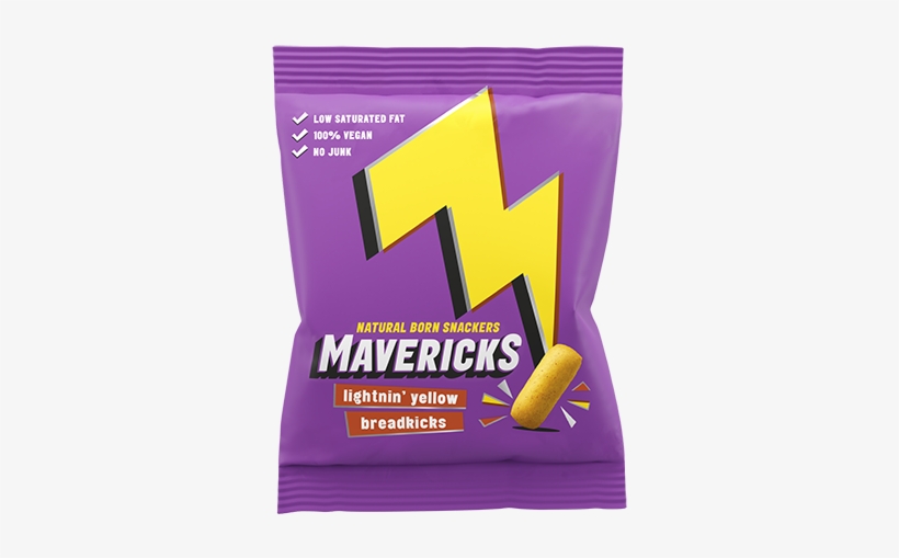 Maverick Breadsticks Lightnin Yellow - Junk Food, transparent png #9890889