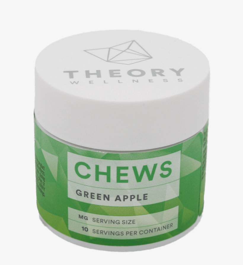 Theory Wellness Green Apple Chews - Cosmetics, transparent png #9891144