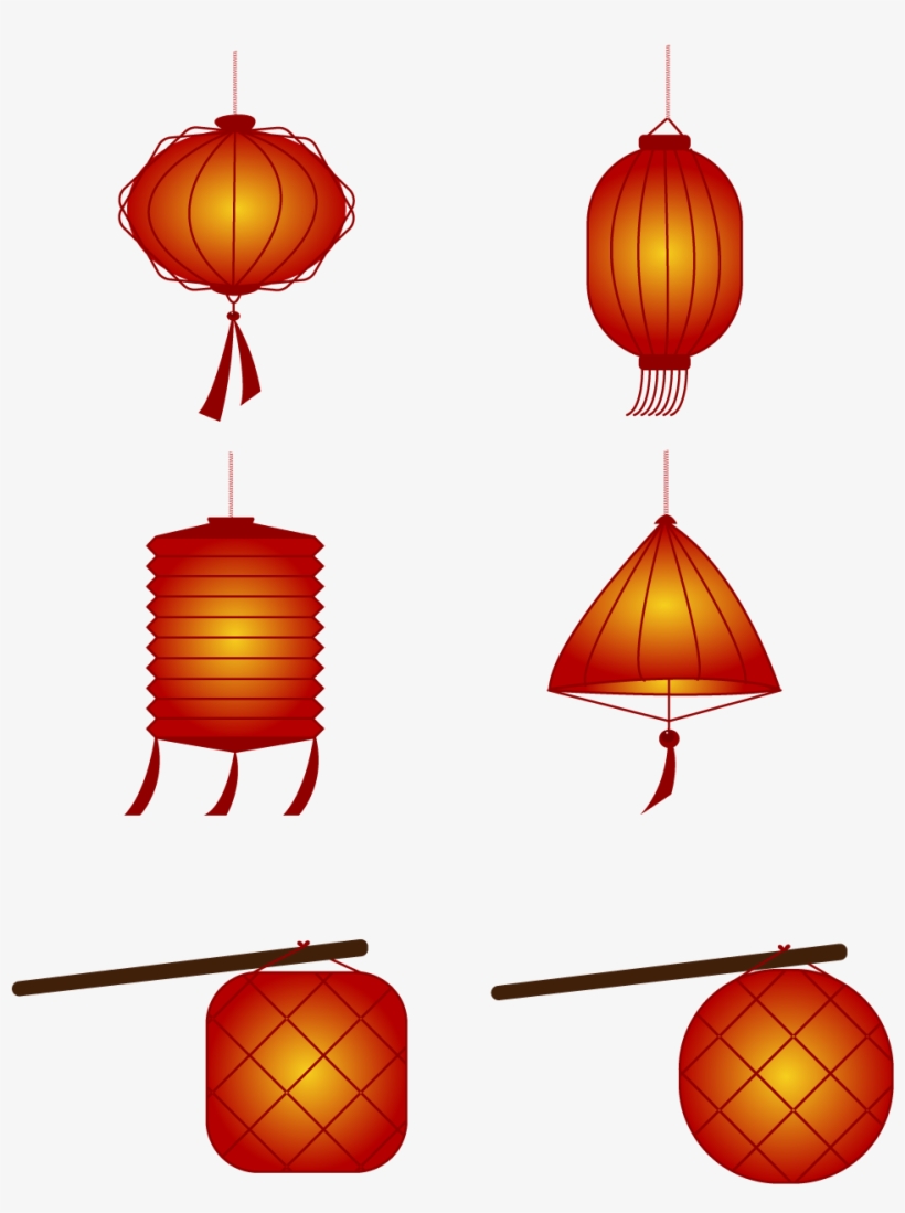 Lantern Red New Year Festive Png And Vector Image - Lantern, transparent png #9891484
