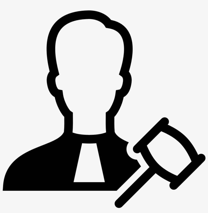 Jpg Library Download Computer Icons Court Clip Art - Judge Icon, transparent png #9891574