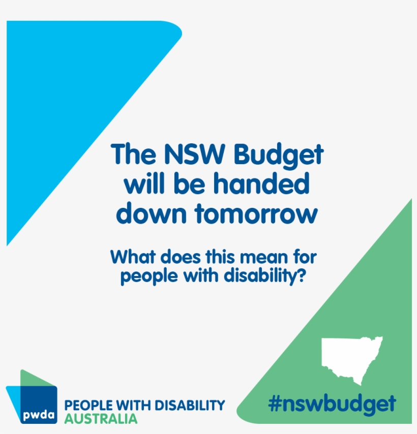 Large Blue Text Reading The Nsw Budget Will Be Handed - Baby Boutique, transparent png #9891685