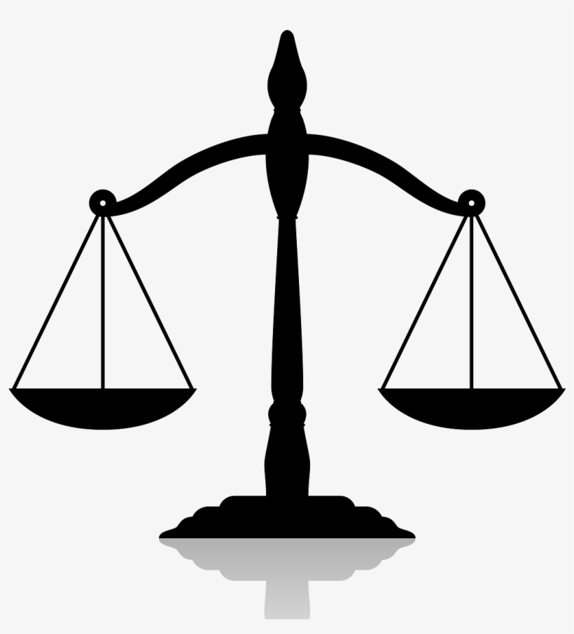 Legal Scales Of Justice Judge - Balance Clipart, transparent png #9891694