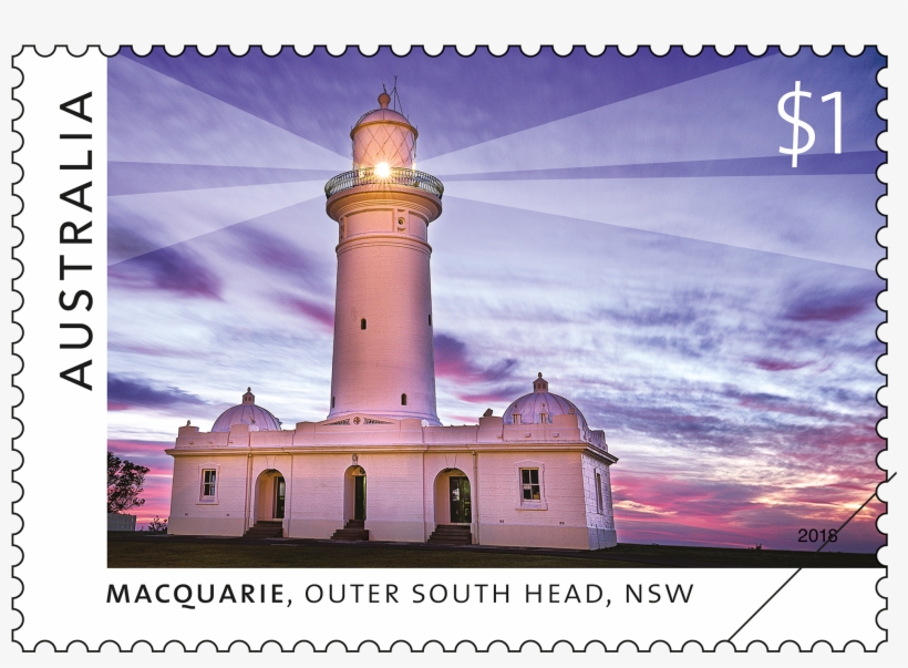 $1 Stamp, Macquarie Lighthouse, Outer South Head - Lighthouse, transparent png #9891925
