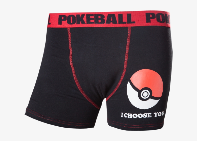 Poké Ball Boxershort - Calzoncillos Pokemon, transparent png #9892220