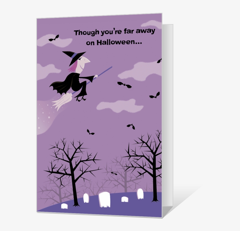 Across The Miles On Halloween Printable - Birch, transparent png #9892312