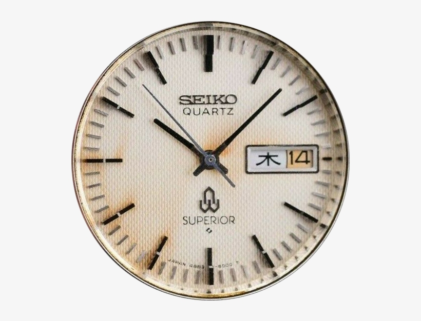 Kanji Day Of Week With Date Complication - Wall Clock, transparent png #9892494