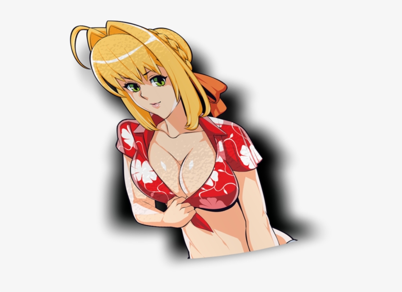 Sundate Saber Peeker Sticker - Cartoon, transparent png #9892499