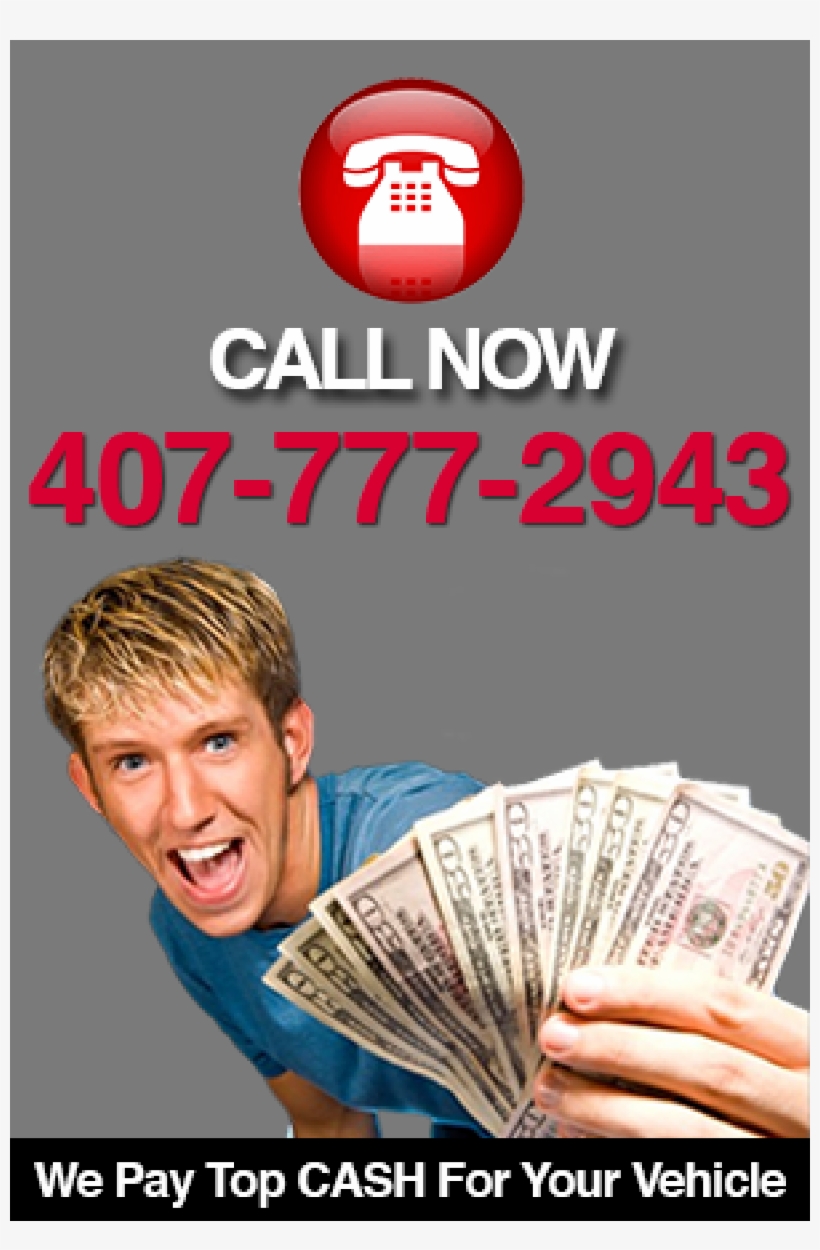 Cash For Junk Cars 407 777 - Cash, transparent png #9892538