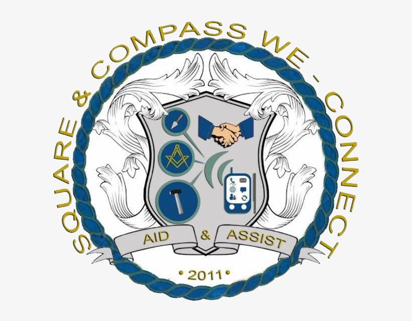 Square And Compass W - Emblem, transparent png #9892858