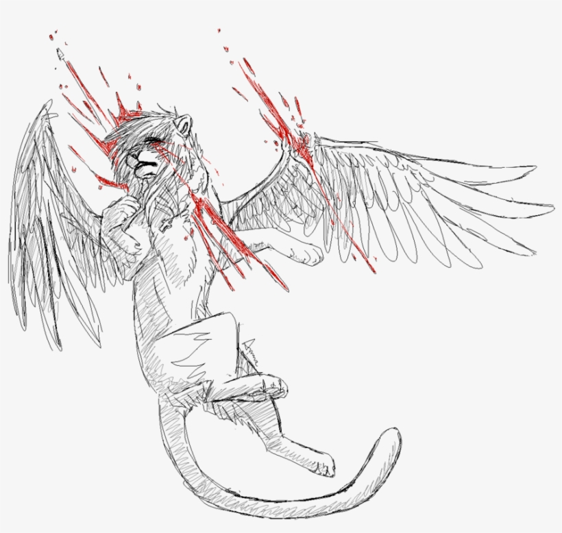 Petal Drawing Dying - Sketch, transparent png #9893208