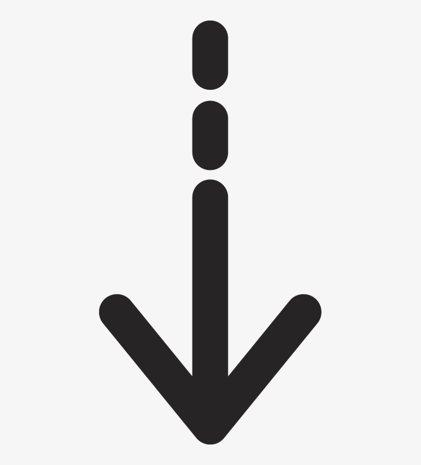 Double Dot Down Arrow - Illustration, transparent png #9893219