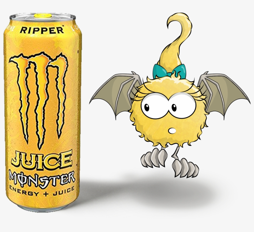 Monster Energy Drinks - Cartoon, transparent png #9893406