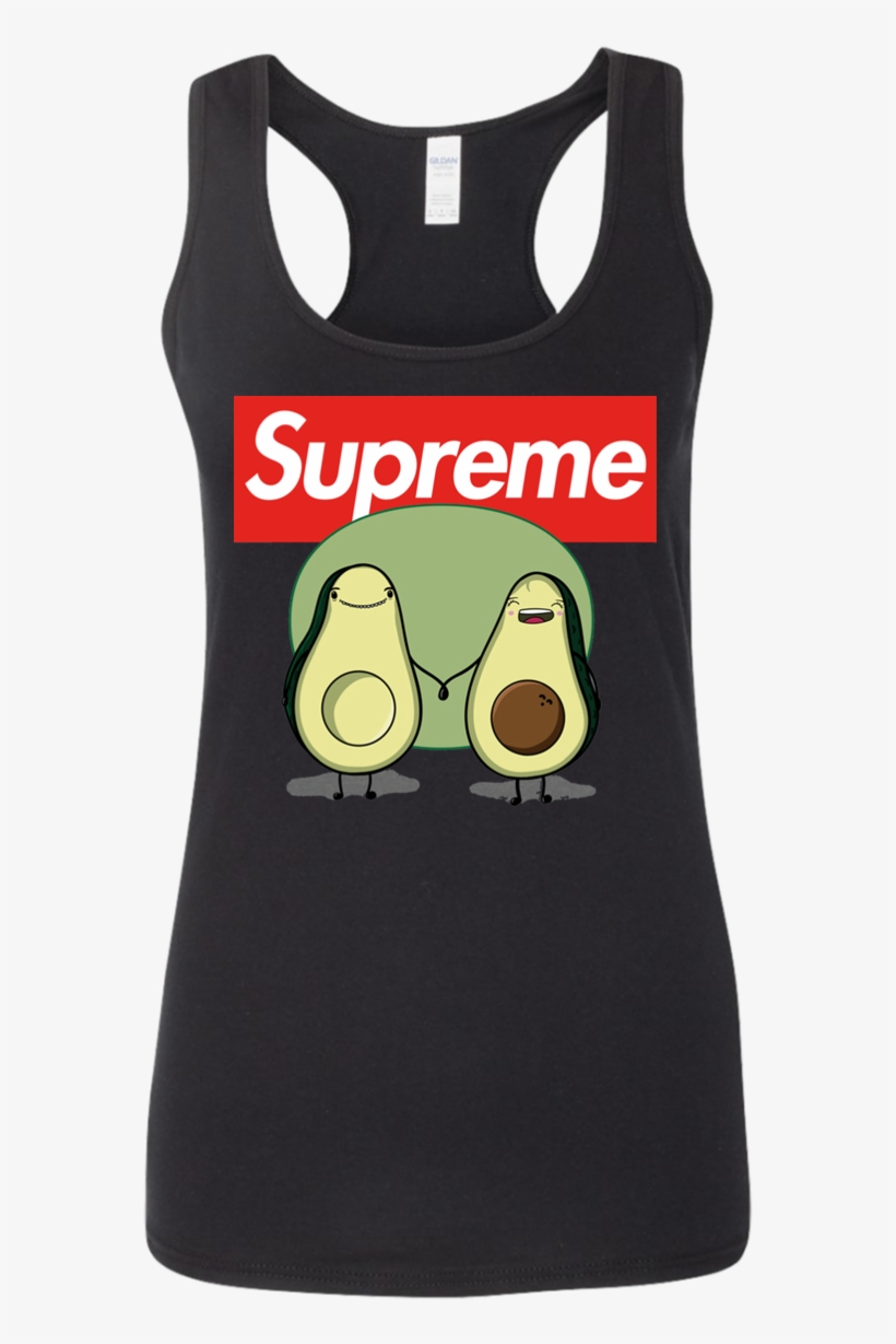 Pregnant Avocados Supreme Shirt G645rl Gildan Ladies - Supreme, transparent png #9893559
