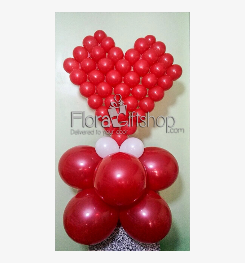 Hot Red Heart Balloons - Balloon, transparent png #9893799