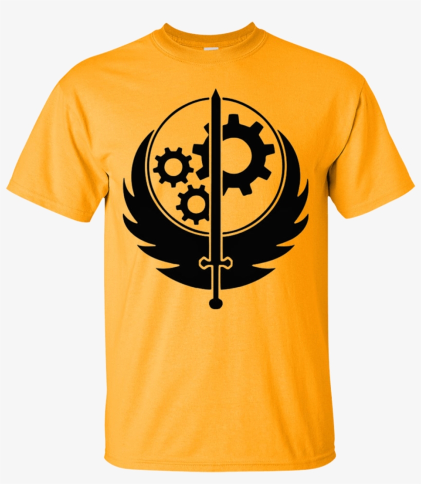 Brotherhood Of Steel G200 Gildan Ultra Cotton T-shirt - Fallout Bos Logo, transparent png #9894046