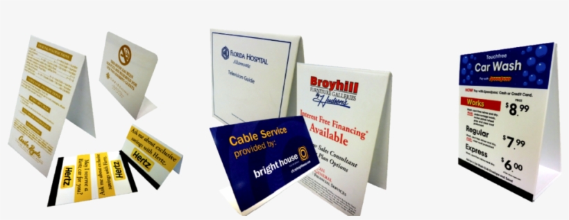 Our Basic Tent Card Is Made Using - Publication, transparent png #9894100