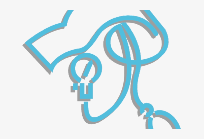 Teal Clipart Stethoscope, transparent png #9894702
