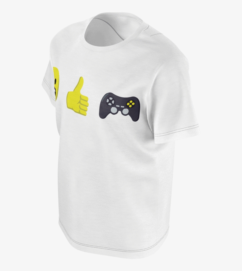 Emojithumbsgaming - Active Shirt, transparent png #9894937
