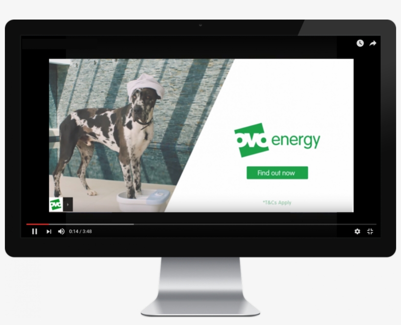 Ovo Energy & Doubleclick - Computer Monitor, transparent png #9895398