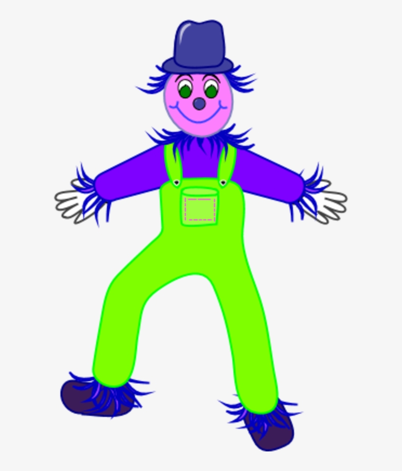 Vector Clip Art - Scarecrow Clip Art, transparent png #9895663