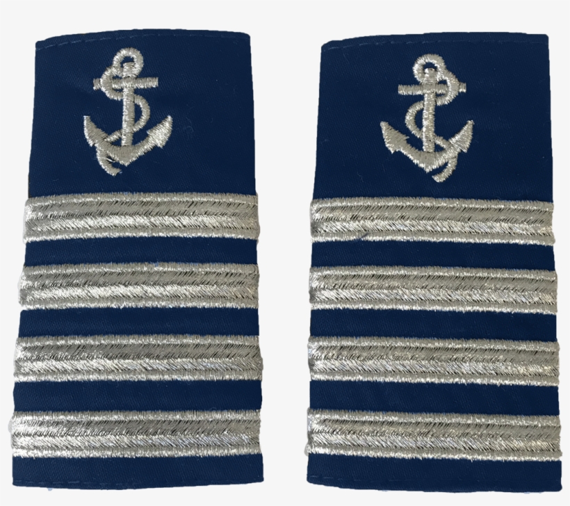 Captain's Anchor Epaulettes Four Stripe Various Colours - Scarf, transparent png #9895743