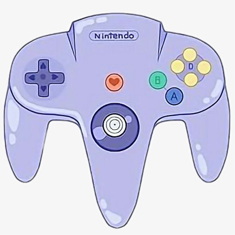 #nintendo #blue #console #gaming #game #aesthetic - Game Controller, transparent png #9895867