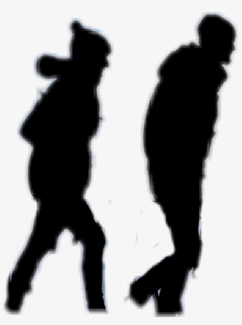 #freetoedit #remixit #man #women #walking #sticker - Shadow, transparent png #9895966