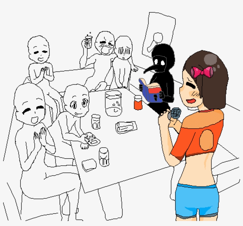 Karaoke Night Collab - Drawing, transparent png #9896031