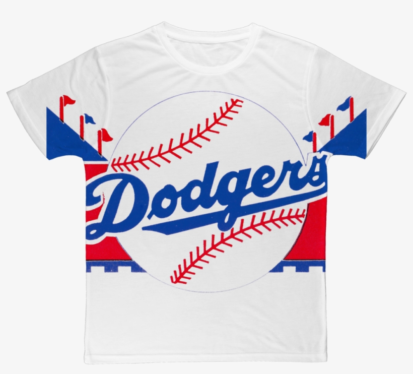 1960's Retro Los Angeles Dodgers Baseball ﻿classic - Active Shirt, transparent png #9896566