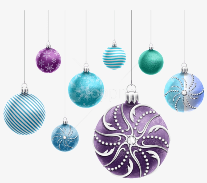 Free Png Beautiful Christmas Ornaments Png - Bolas De Navidad En Dibujo, transparent png #9896866