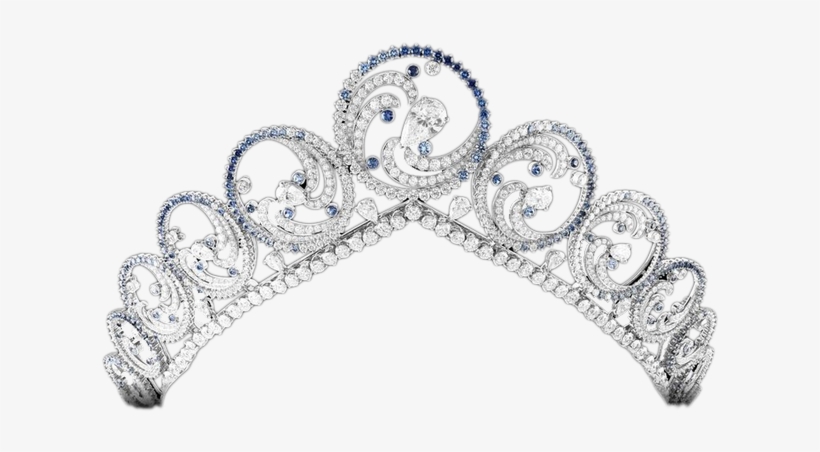 Diamond Van Jewellery Tiara Crown Arpels Cleef Clipart - Van Cleef Tiara Png, transparent png #9896927
