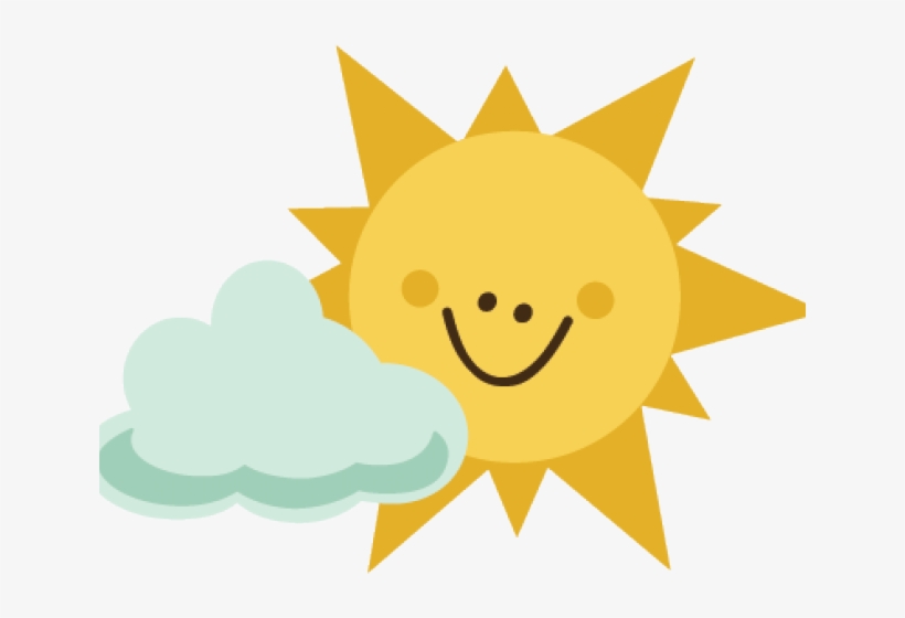 Sun Clipart Clipart Stars - Sun And Cloud Clipart, transparent png #9897116